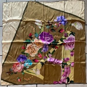 Armine Silk Square Scarf 35x35